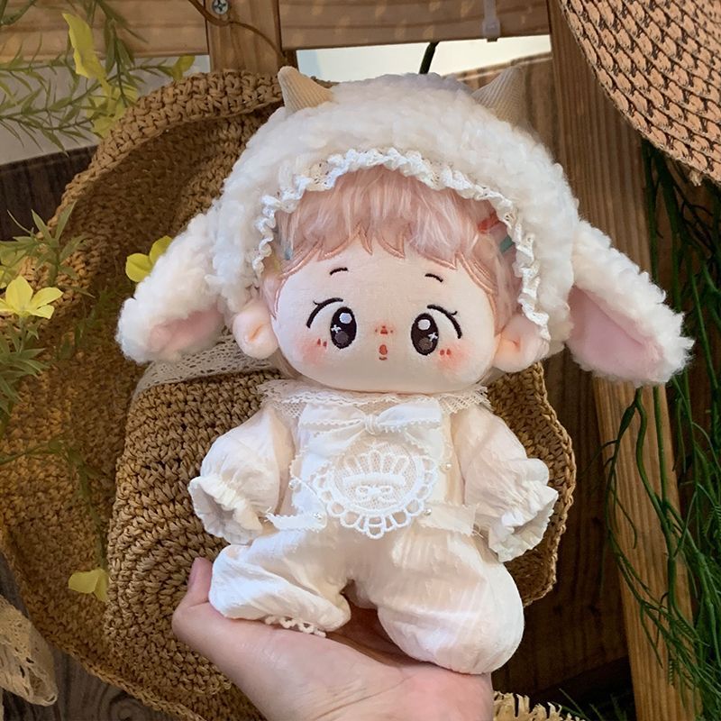 Original cotton doll 10cm20cm doll clothes lamb pajamas doll clothes Joker cute no attribute change