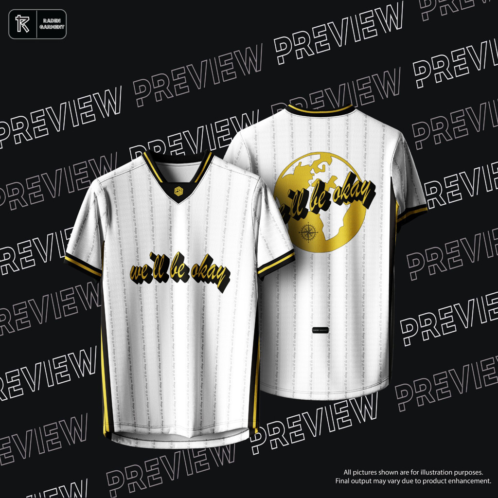 NFL JERSEY LYCRA 280GSM (WELL BE OKAY) (ดีไซน์โดย Raden Garment)