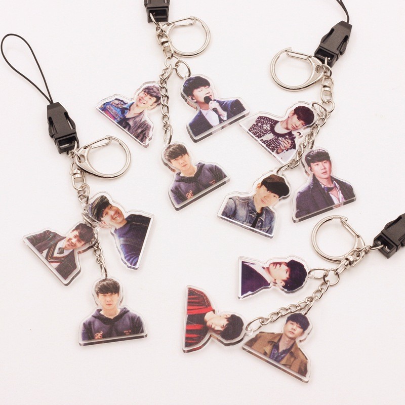 Lin Junjie สินค้า JJLIN การ์ตูนพวงกุญแจอะคริลิคแขวน String 013 น่ารักเก็บตุ๊กตาประณีตกุญแจรถ