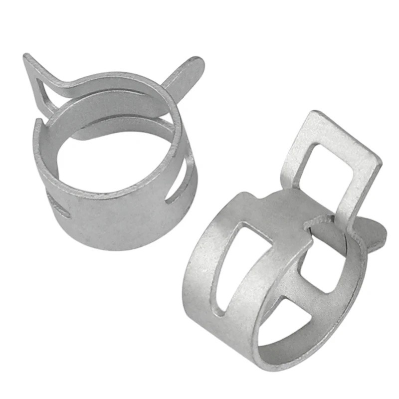 M4.5/5/6/7/8/9/10/11/12-37 มม.10 ชิ้นท่อ Clamps การใช้สายท่อน้ํา Clamp Hoops Air Tube Fastener ฤดูใบ