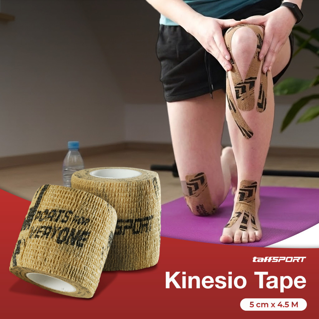 BIKE TaffSPORT Sport Cohesive Bandage Elastic Self Adhesive Bandage 5cmx4.5M - C103