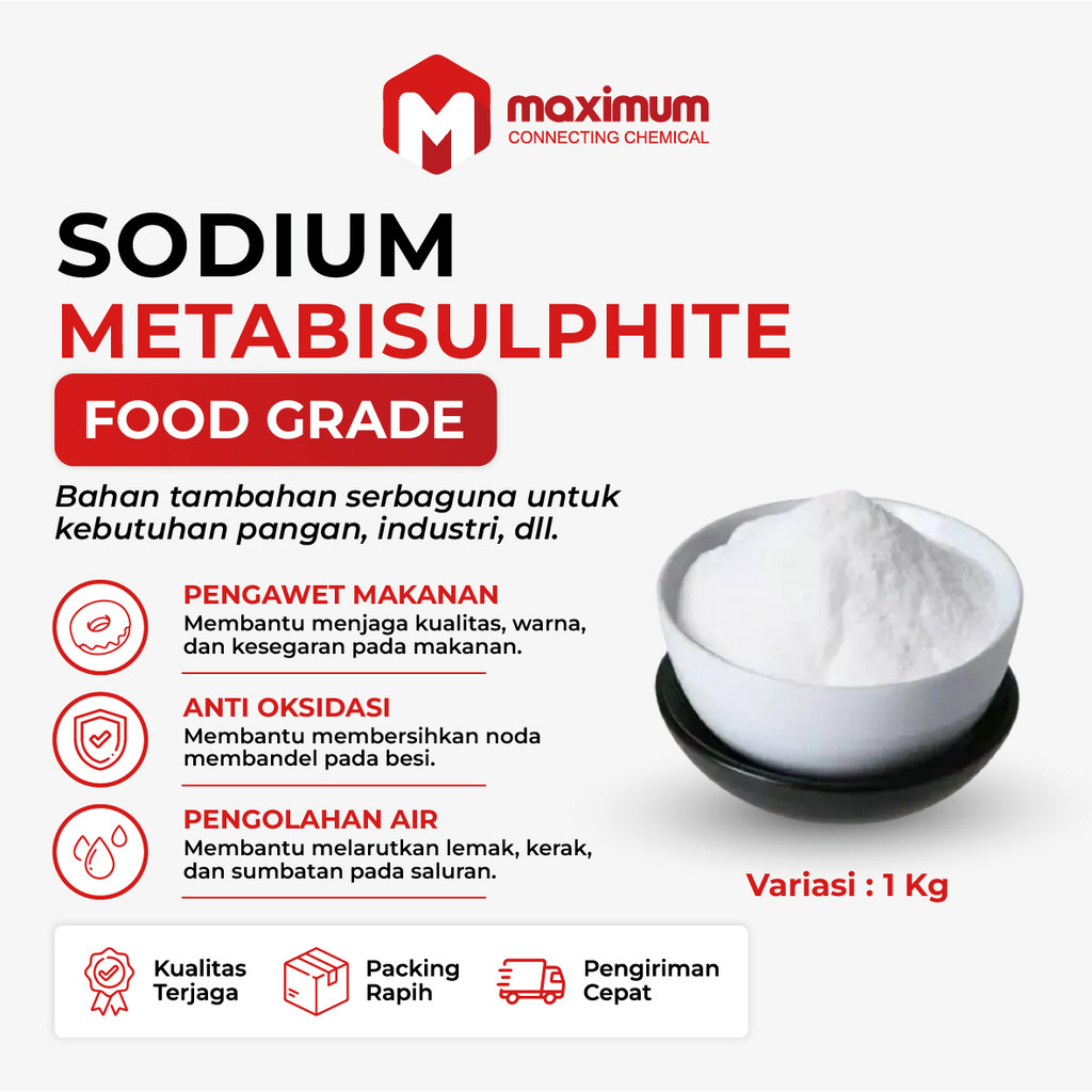 Metabisulphite Sodium / Metabisulfite Sodium FOOD GRADE 1KG