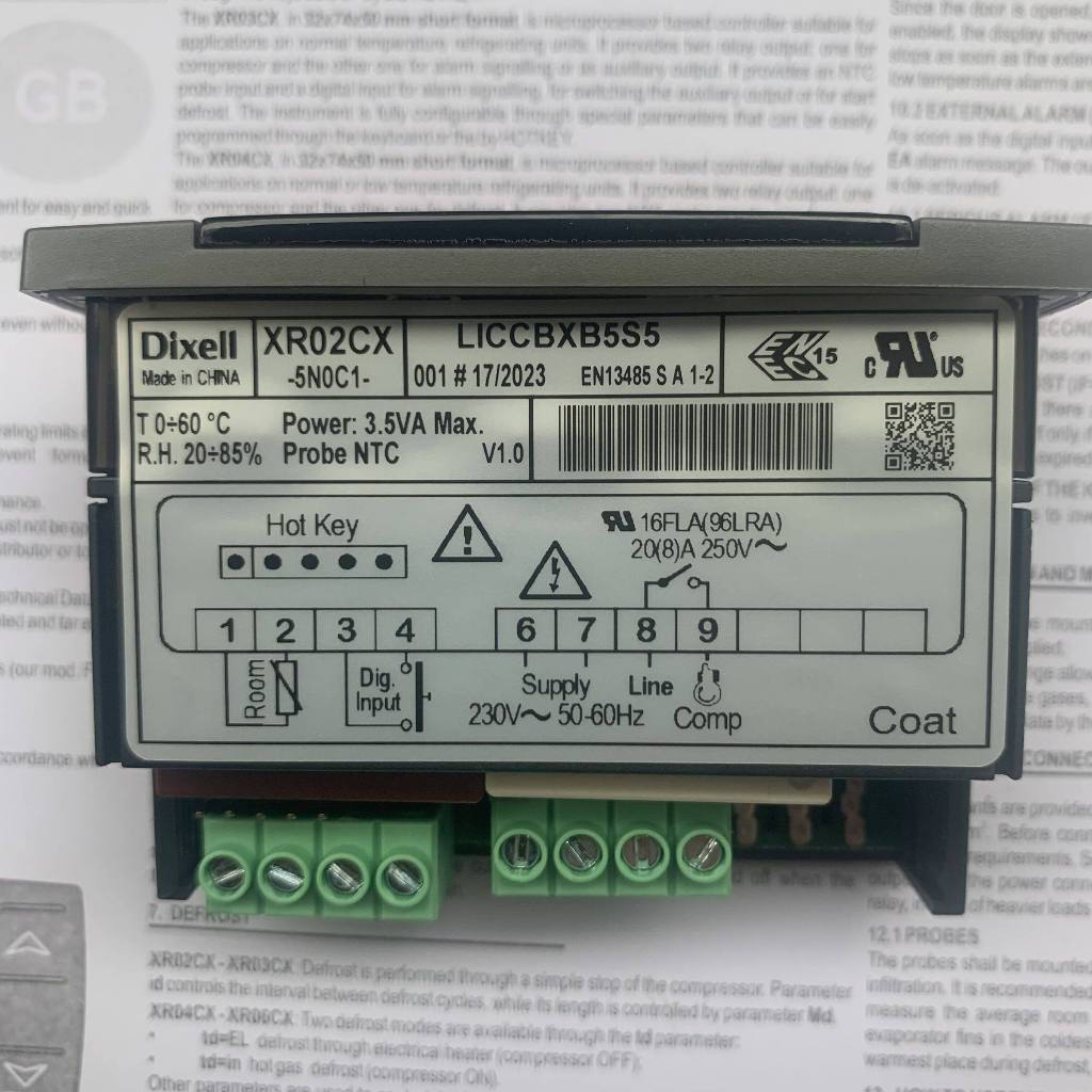 [New]Original XR06CX-5N0C1 Digital Thermostat อุณหภูมิ Controller พร ้ อมละลายน ้ ําแข ็ ง DIXELL XR