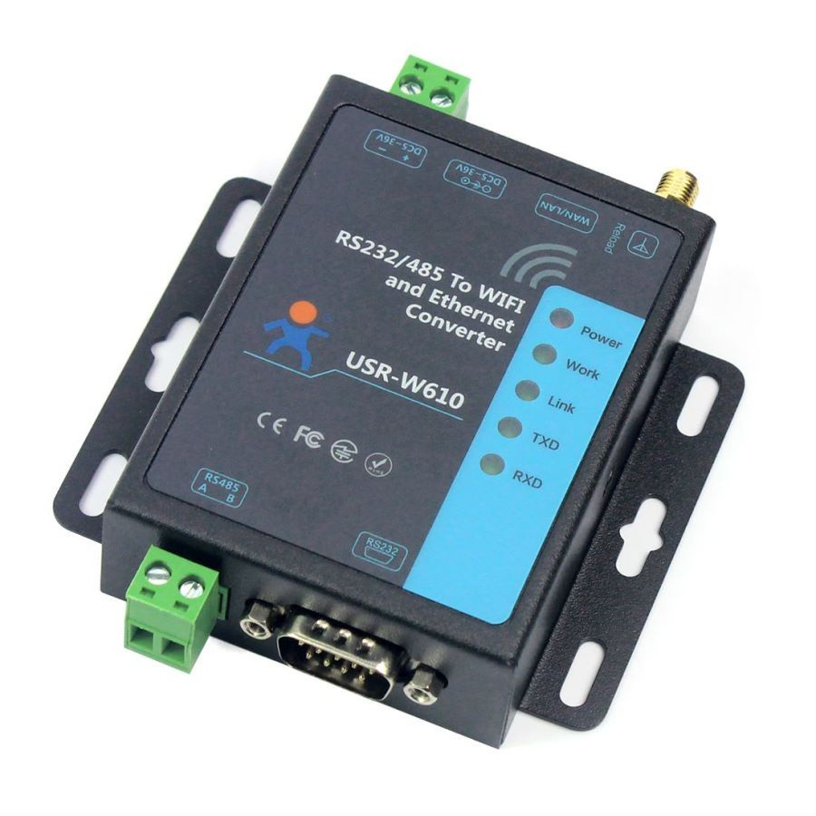 [New]JMT USR-W610 RS232/485 เป็น WiFi Ethernet Converter รองรับหลายโหมดเครือข่าย RJ45 พอร์ต Wifi Ser