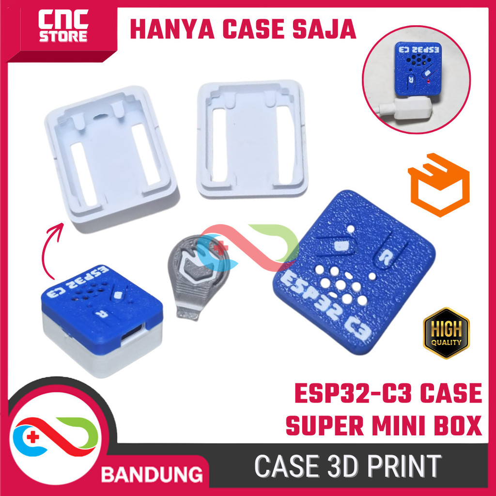 ESP32-C3 Super Mini Case – ESP32 C3 กล่องเคสป้องกันบอร์ด DIY