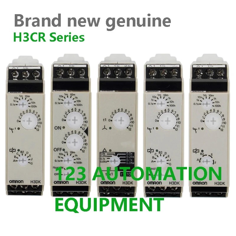 ของแท้ใหม่ Omron H3DK-F H3DK-G H3DK-M1 H3DK-M2 H3DK-S1 H3DK-S2 จับเวลารีเลย์ 24-240VAC/DC Solid-stat
