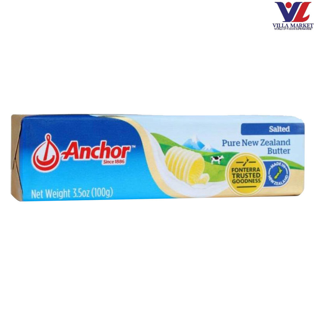 Anchor Butter Salted100G แองเคอร์ เนยชนิดเค็ม 100 กรัม