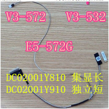 สาย LCD หน้าจอ DisplayPort Cable Replacement สําหรับ Acer V3-572 V3-532 E5-572G/571G DC02001Y810