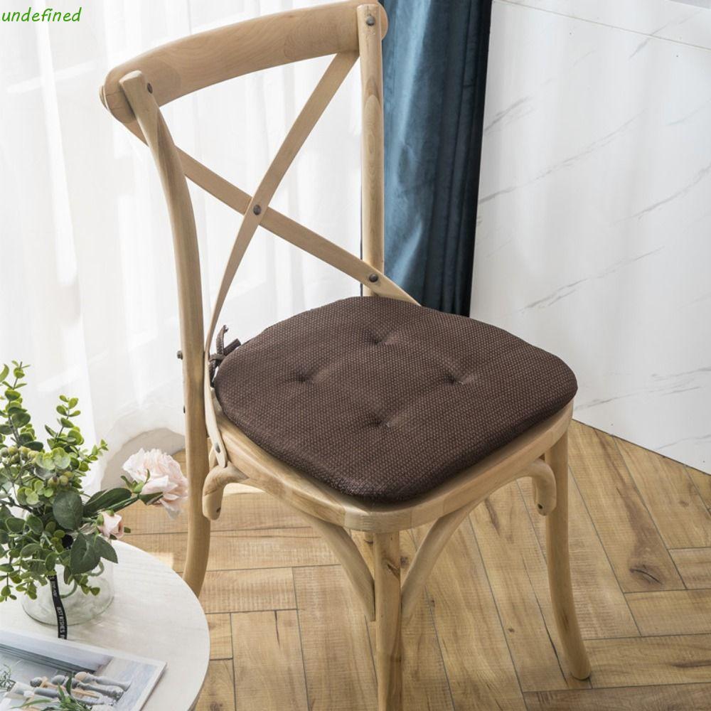 JARREDIW เบาะเก้าอี้ Soft Home Warm Butt ผ่อนคลายสํานักงานสีทึบเสื่อที่นั่ง