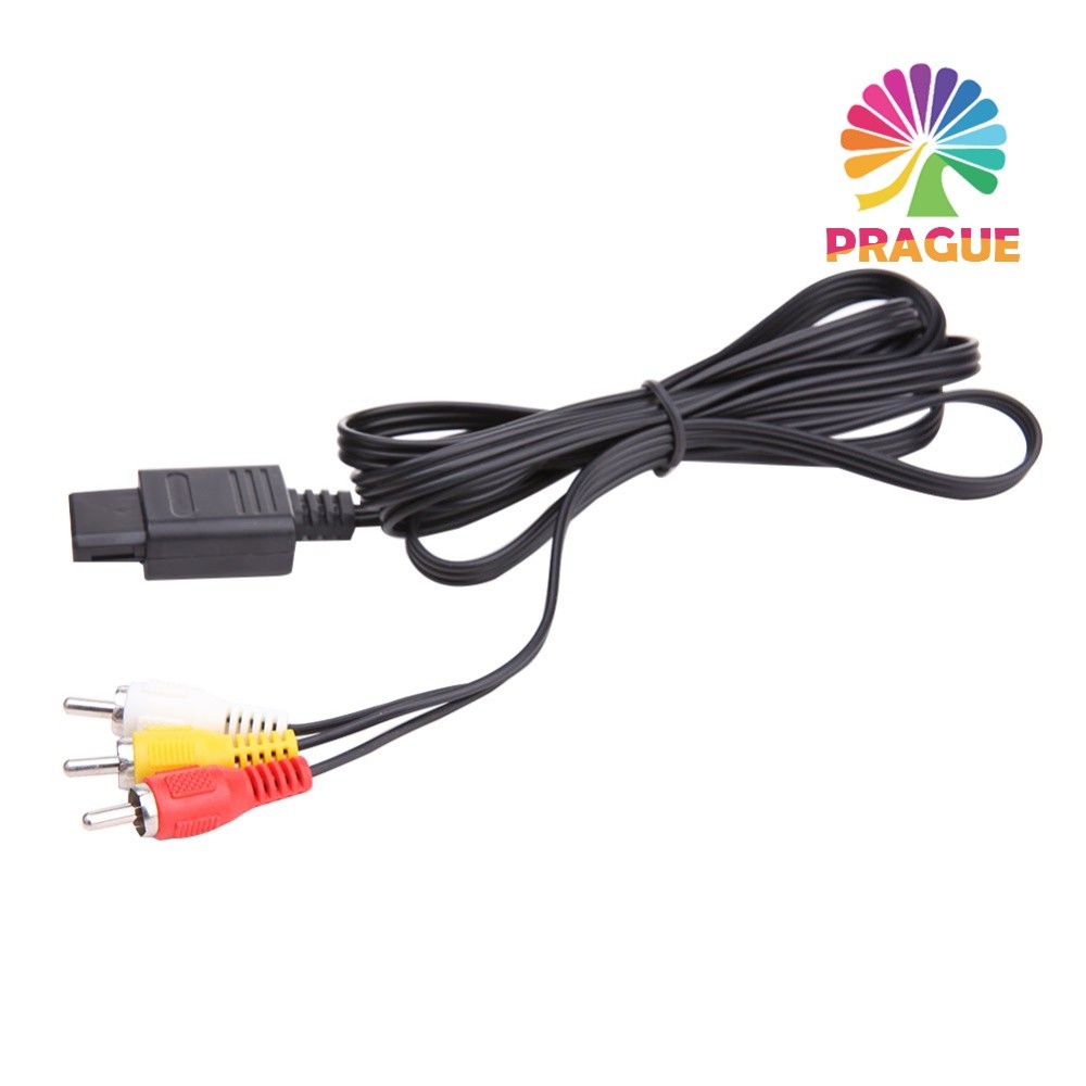1.8M สาย AV Audio Video สาย AV Audio Video สาย AV Audio สายคอมโพสิตสําหรับ 64 GameCube SNES SFC