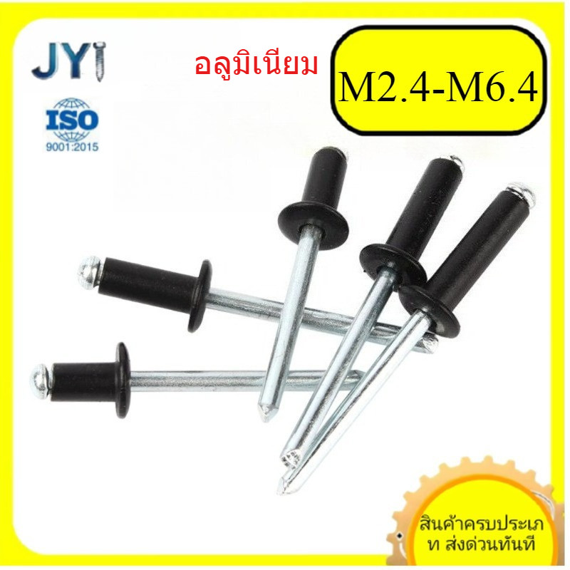 M2.4M3.0M3.6M4.0M4.8M6.4 ตะปูยิง รีเวท ลูกยิงรีเวท หมุดย้ำอลูมิเนียมสีดำ   / Blind Rivet Stainless S