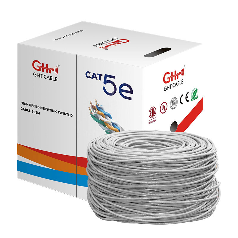 ราคาโรงงาน CAT5 CAT5E CAT6 CAT6A CAT7 UTP 100% ทองแดงเปลือย