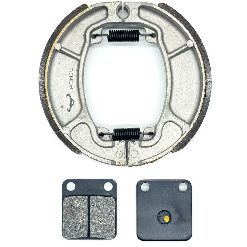 รถจักรยานยนต์ด้านหน้าและด้านหลังผ้าเบรคชุดสําหรับ HONDA CG125 2004-2007 CG150 Titan 2004-2005 CG 125