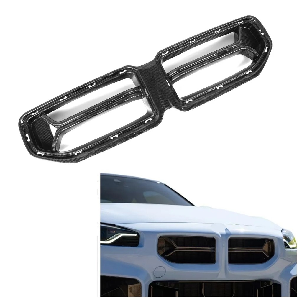 2JHS คาร์บอนไฟเบอร์แท้ CS สไตล์กระจังหน้า Auto Part สําหรับ BMW M2 G87 Coupe 2023-IN รถกันชนหน้าย่าง