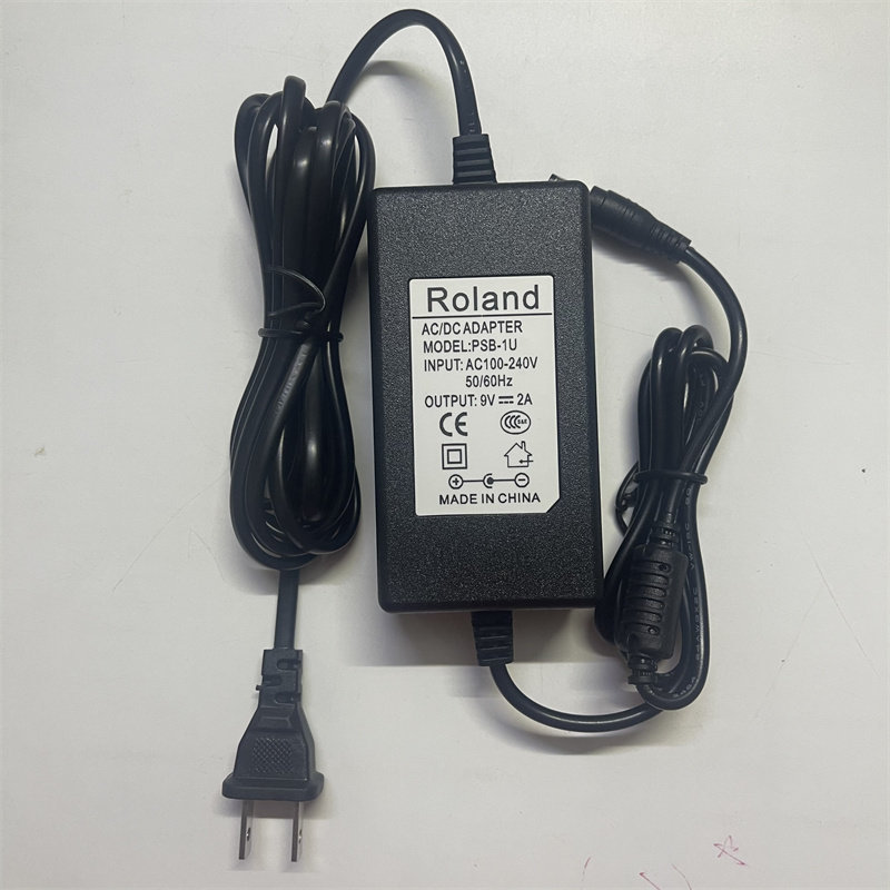 เหมาะสําหรับ Roland PSB1U Roland BOSS GT100 MB-CUBE ชาร์จสายไฟอะแดปเตอร์ 9V2A Active ลําโพง