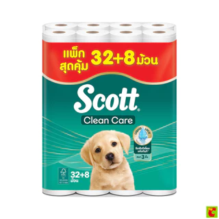 สก๊อตต์ คลีนแคร์ กระดาษทิชชูแบบม้วน แพ็ค 32+8