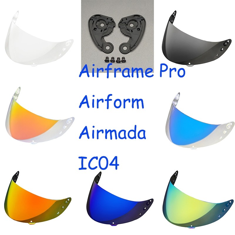 ICON IC04/Airframe Pro/Airform/Airmada Helmet Shield เลนส์ กระบังหน้า/ฐาน