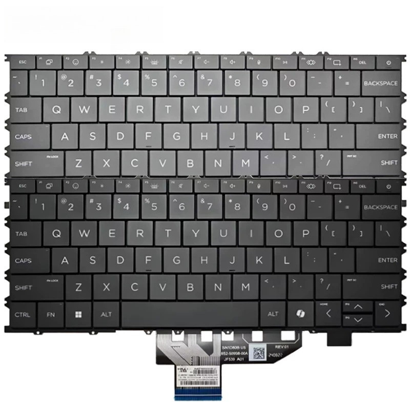 ใช้ได้กับแป้นพิมพ์ HP HP OmniBook X Flip 14 นิ้ว 2-in-1 14-FK 14-FM