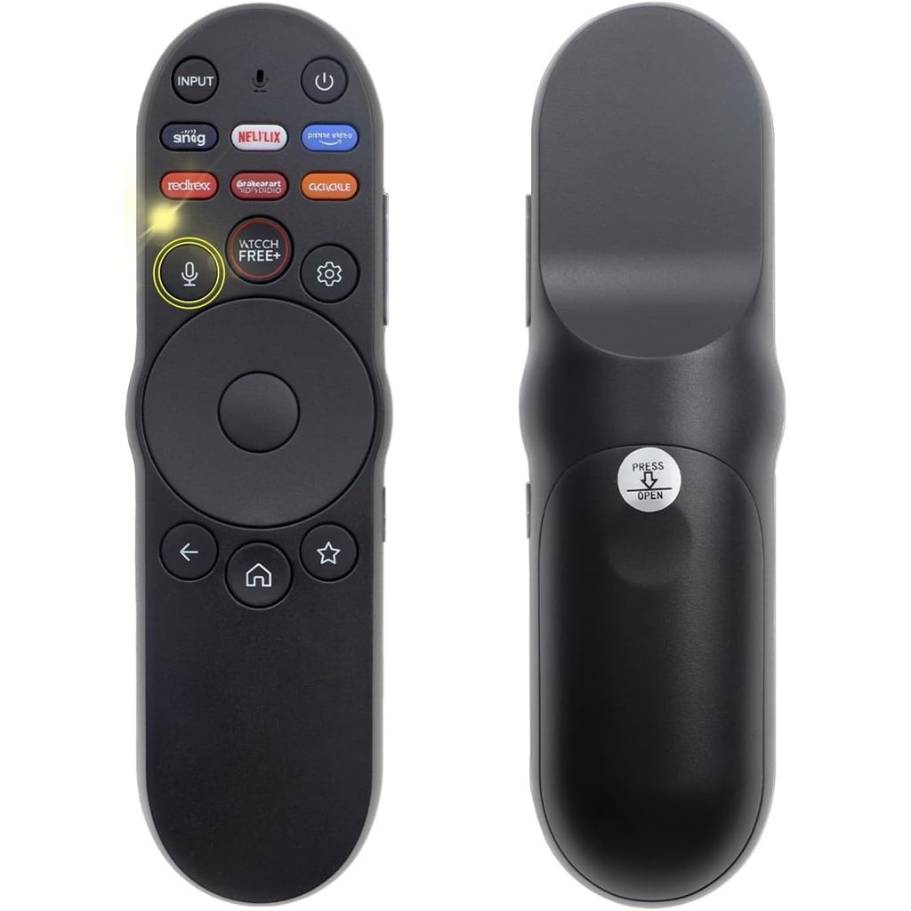 เปลี่ยนเข้ากันได้กับ VIZIO-Smart-TV-Remote - XRT270 การควบคุมด้วยเสียงเข้ากันได้กับ Vizio FHD 4K Qua