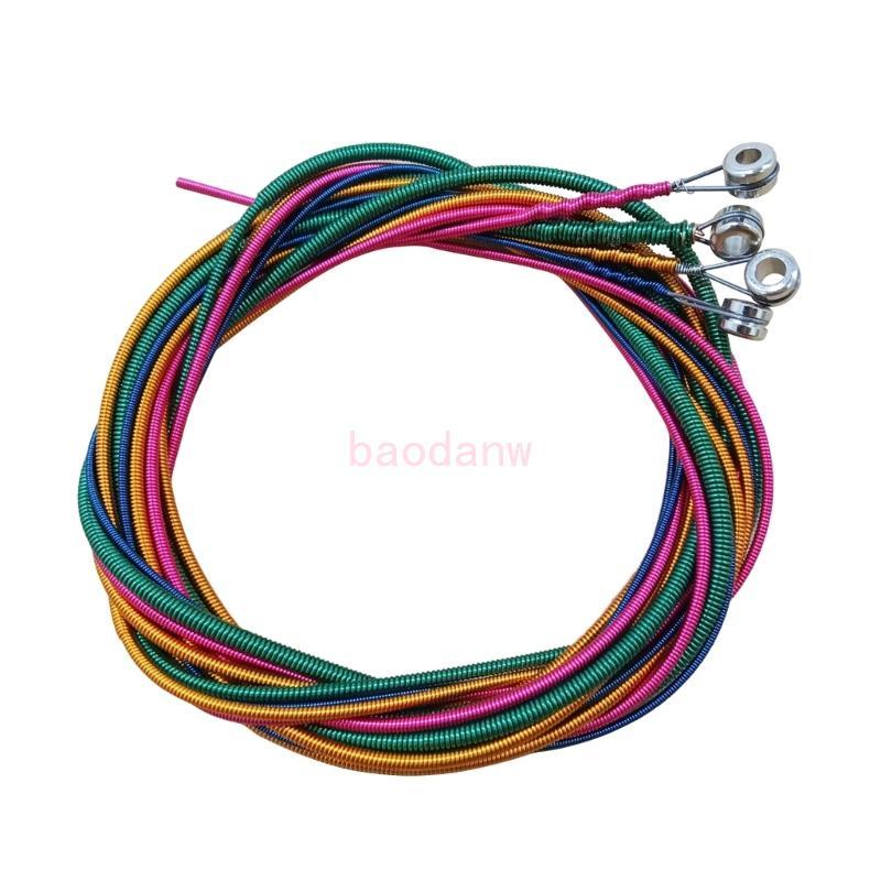 BDW 4 String Bass Electric Bass String หัวที่มีสีสันไฟฟ้า Bass String ชุด