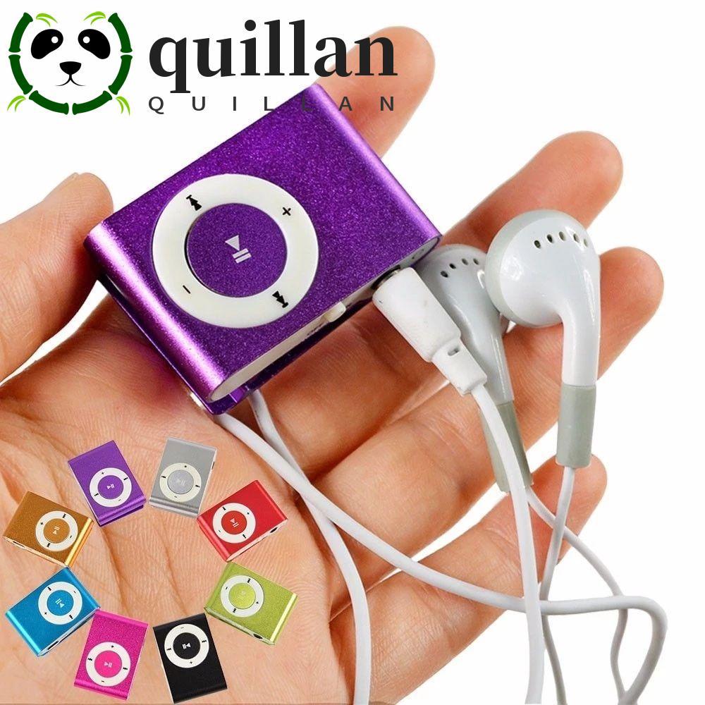 QUILLAN Clip MP3 Mini Fashion Media Player Walkman Metal Mirror Sport MP3