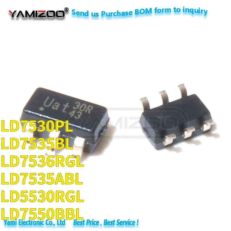 5PCS LD7535BL LD7535B LD7535 SOT23-6 LD7530PL LD5530RGL LD7535ABL LD7536RGL LD7550BBL LD7530 LD5530 