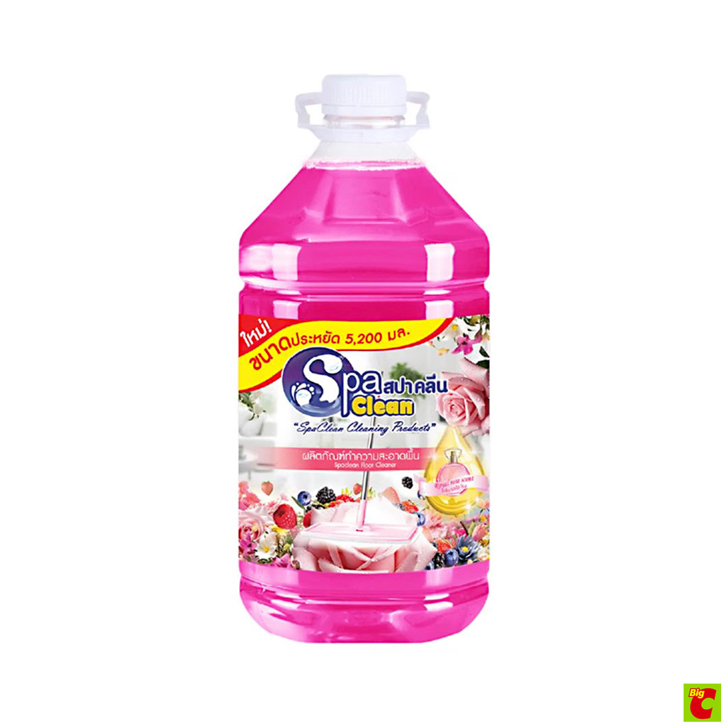สปาคลีน น้ำยาถูพื้น กลิ่นรอยัลโรส 5200 มล.