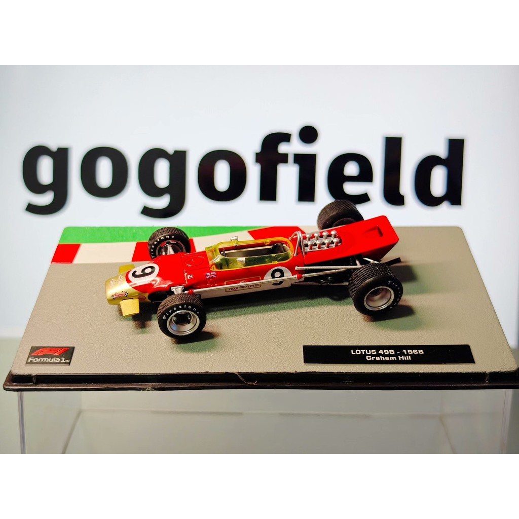 IXO 1/43 F1 Lotus Fleet-Lotus 49B-1968 Graham Hill Monaco Station World Championship Vehicle, Graham