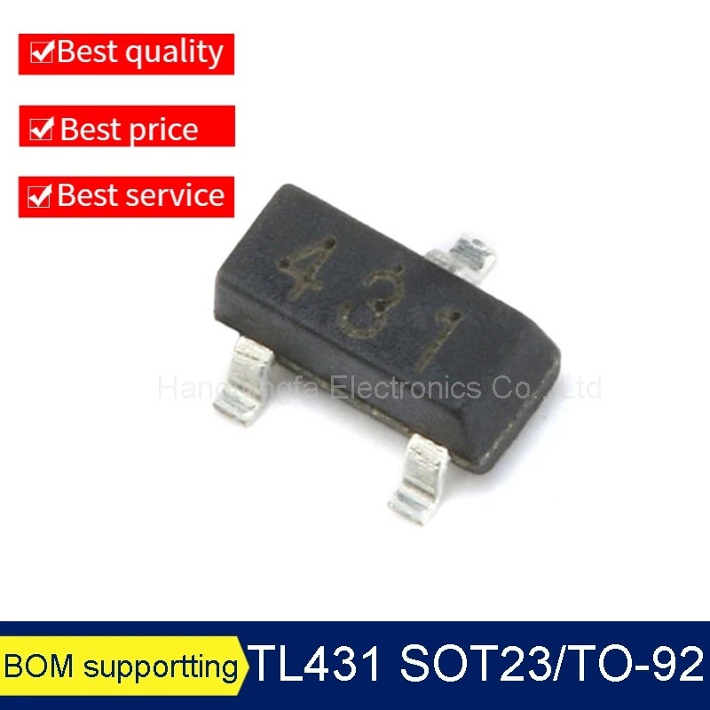 TL431 TL431A tl431 431 SOT23 SOT89 TO-92 0.5% Regulator Tube Triode ทรานซิสเตอร์ใหม่