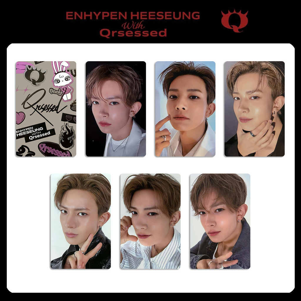 EN Combination Li Xicheng Qursesed Beauty Eye Endosement Photocard HEESEUNG สินค้า