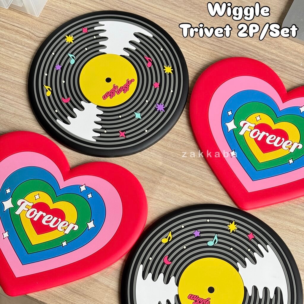 Wiggle Trivet 2P/SET / แผ่นรองกันร้อน แผ่นรองหม้อ รองจาน รองแก้ว