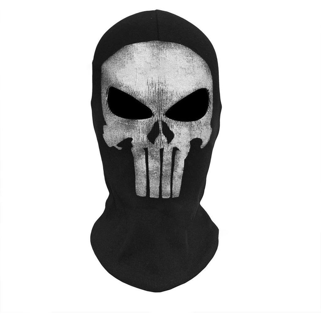 Balaclava Skull Ghost Mask Full Face Mask สําหรับฮาโลวีนคอสเพลย์กลางแจ้งรถจักรยานยนต์สกีสโนว์บอร์ดขี