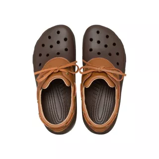 CROCS รองเท้าลำลองผู้ใหญ่ CLASSIC ISLANDER รุ่น 212022-2LE - COFFEE/COGNAC
