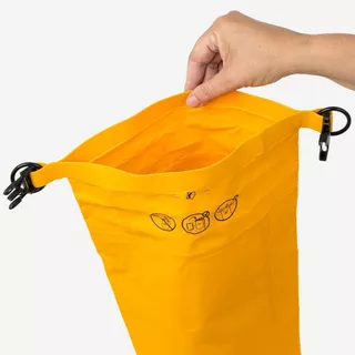 Decathlon Waterproof Bag Ipx6 5L กระเป๋ากันน้ำ Ipx6 ขนาด 5 ลิตร - Yellow