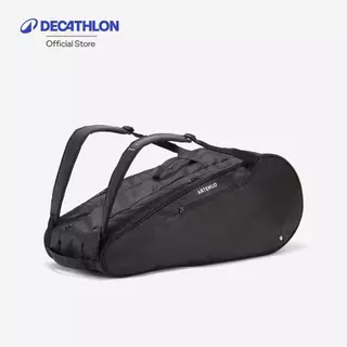 Decathlon Tennis Bag Xl Team 12 Rackets กระเป๋าเทนนิสสำหรับใส่แร็คเกต 12 อันรุ่น Xl Team - Black/Grey