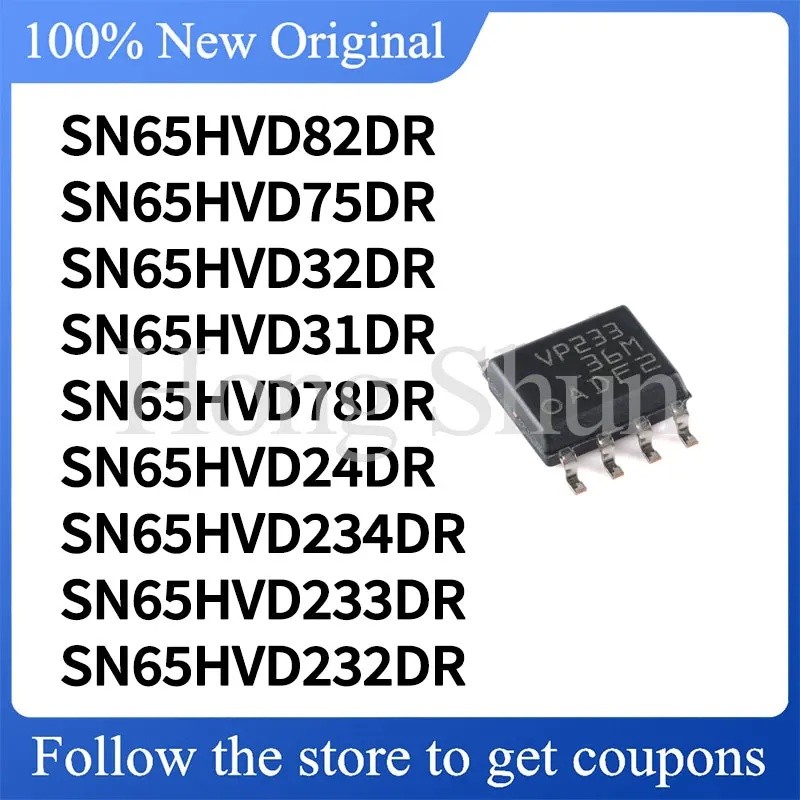 1-5PCS SN65HVD257DR SN65HVD82DR SN65HVD75DR SN65HVD32DR SN65HVD31DR SN65HVD78DR SN65D24DR SOP65HVD6D