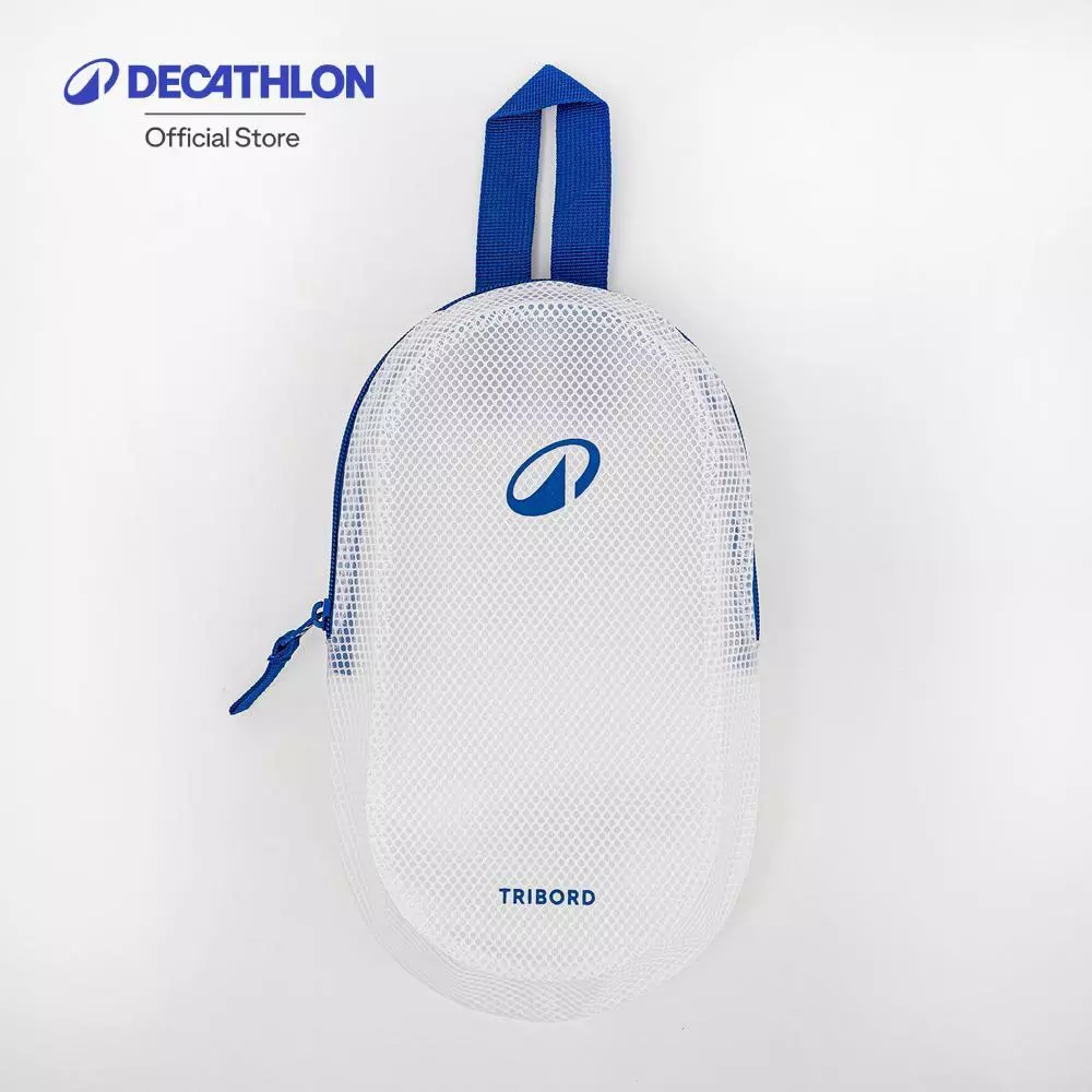 Decathlon Waterproof Swimming Pouch 6L Transparent ถุงเก็บของว่ายน้ำขนาด 6 ลิตร (แบบใส) - White