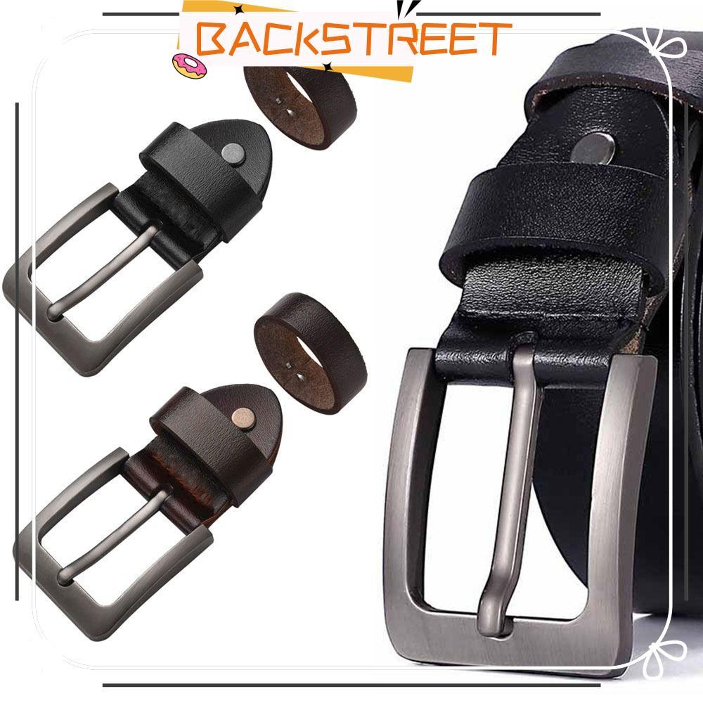BACKSTAGEREAT Belt Replacement Buckle, DIY Adjustable Belt Buckle, Alloy Automatic Buckle