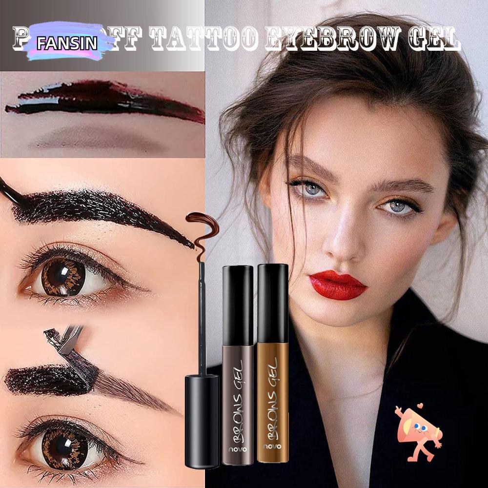 FANSIN Natural Color Waterproof Eyebrow Tint Easy Peel Tint EyeBrow Gel