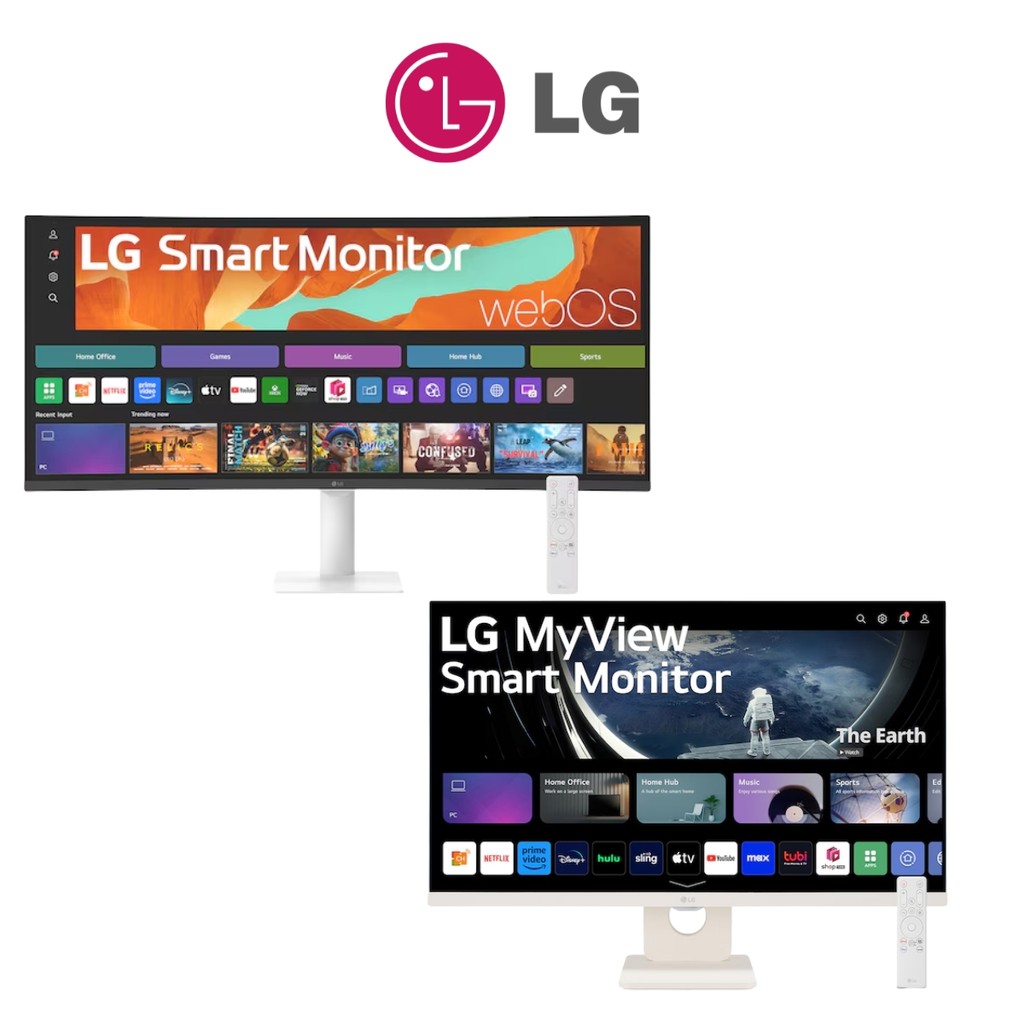 LG SMART MONITOR (จอมอนิเตอร์) พร้อม webOS 27U511SA-W l 32SR50F-W l 34U601SA-W ประกัน 1 ปี
