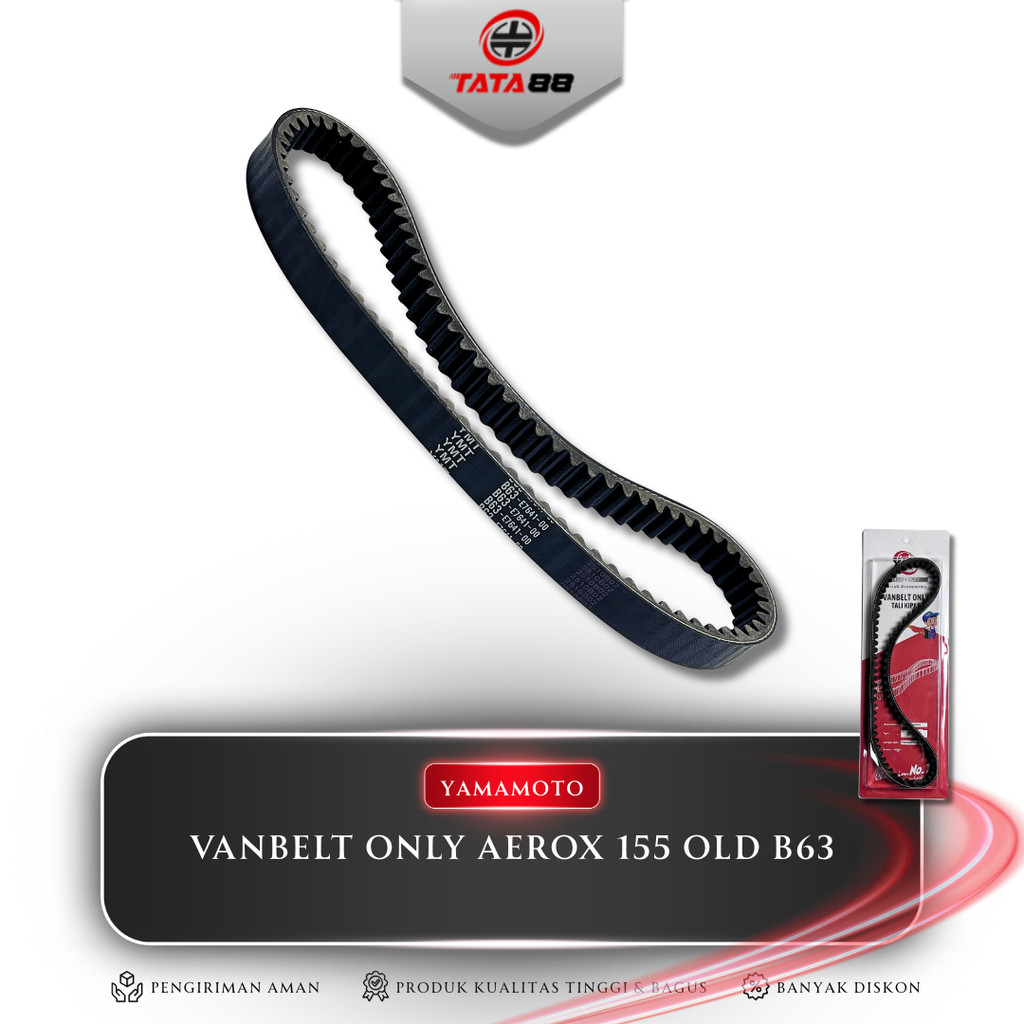 VANBELT ONLY AEROX 155 OLD B63 YAMAMOTO - V-BELT YAMAHA AEROX 155 OLD B63 CVT DRIVE BELT DRIVE TIRES