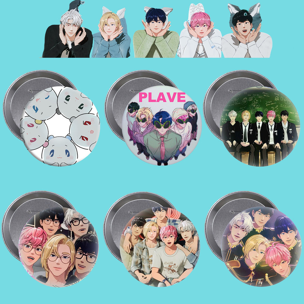 PLAVE PLAVE PLLI Badge เข็มกลัดอุปกรณ์ต่อพ่วง Badge Valley Bar EUNHO