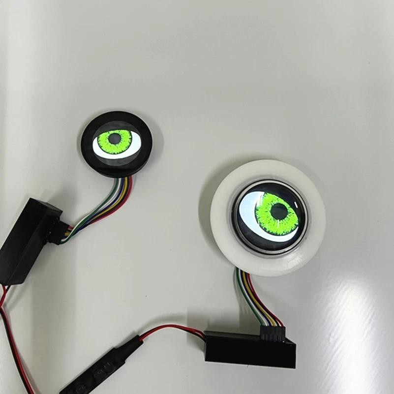 ไฟหน้า Demon Eyes Dynamic Demon Eyes สีเขียว Demon Eyes 8 โหมด Dynamic Eyeauto ชิ้นส่วนตกแต่งรถ