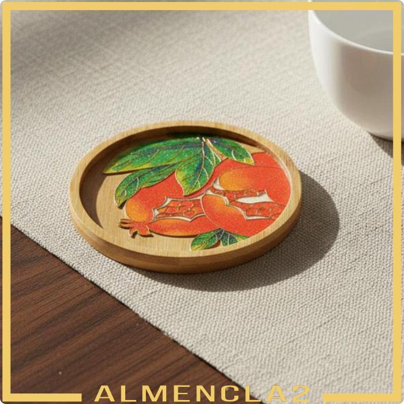 [Almencla2] Cloisonne Craft Coaster DIY Creative Kit Handmade Filigree Art and Craft Kit สําหรับการป
