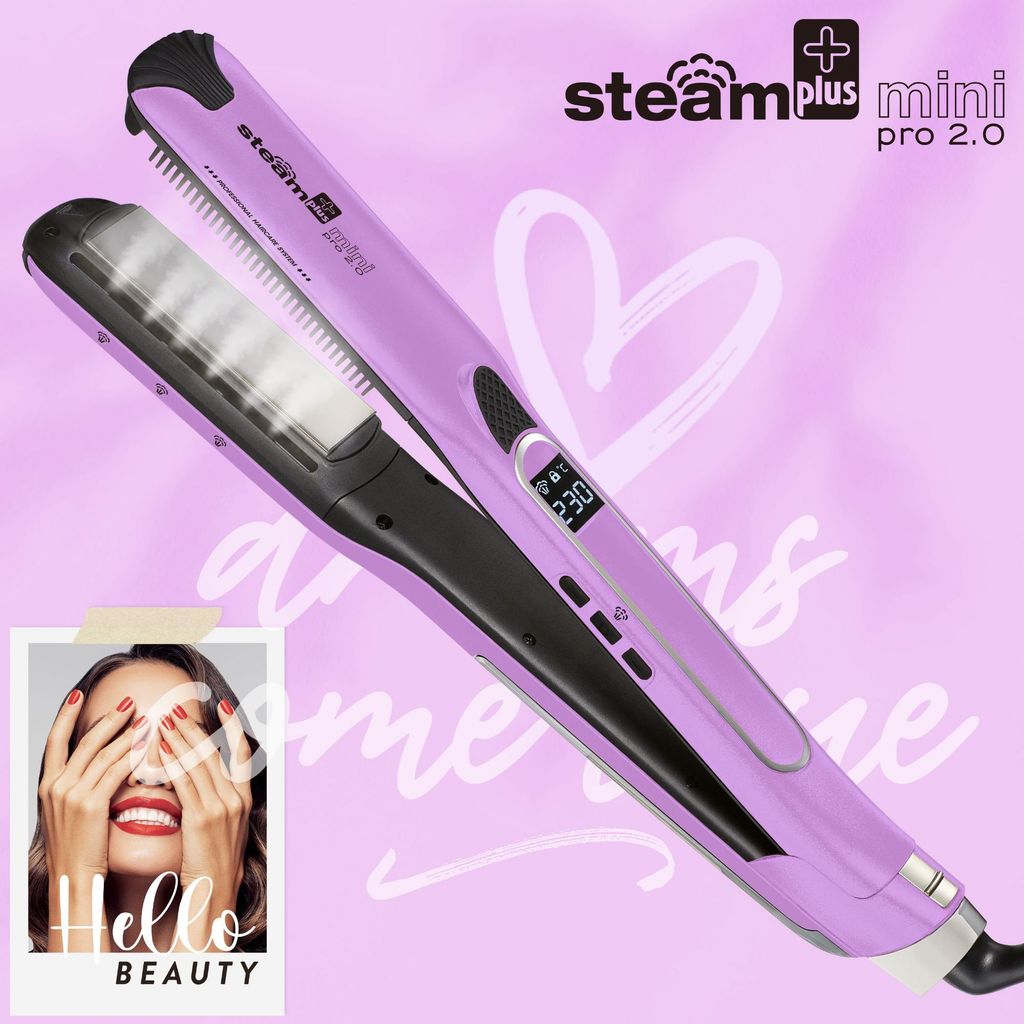 Mini Steam Splint Spray Steam Hair Straightener Curling Straightener Dual-ใช้Mini Steam Splint Hair 