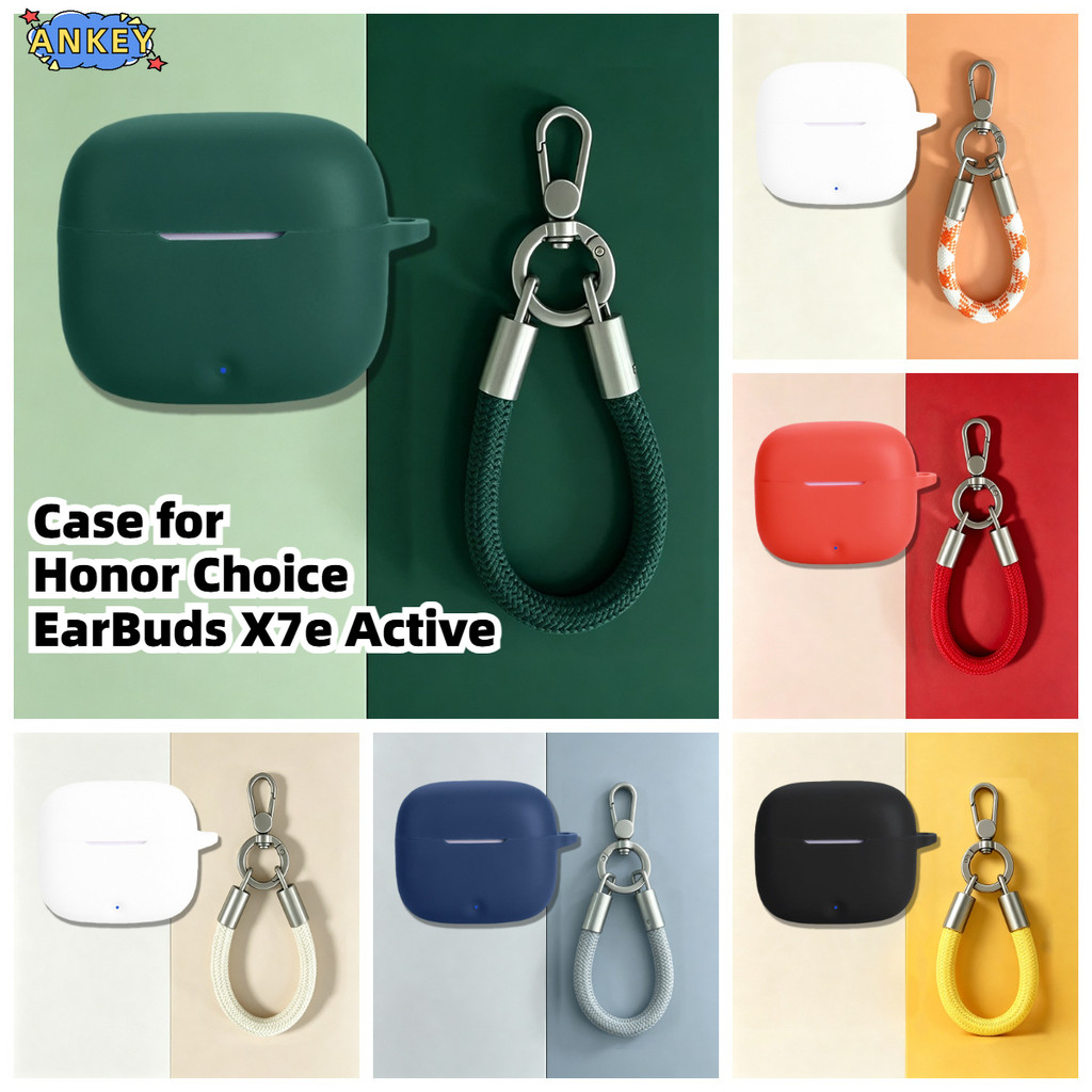 Compatible with Honor Choice EarBuds X7e Active Bluetooth Earphone Silicone Protective Case Cute Nyl
