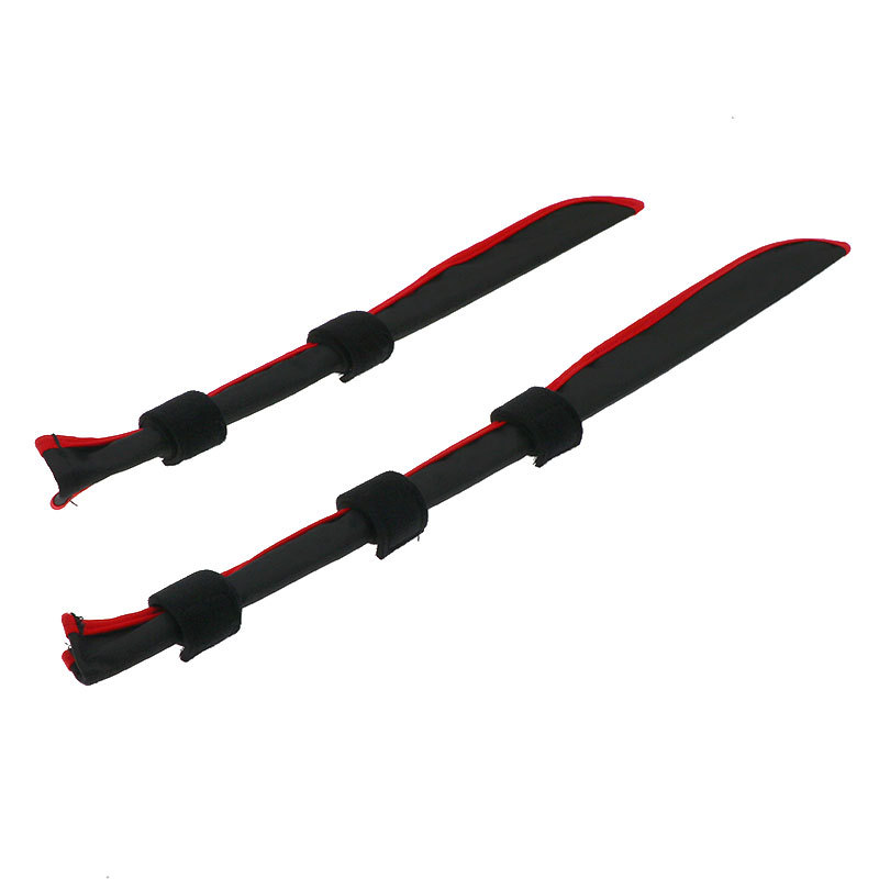 Lure Rod Sharp Rod ฝาครอบป้องกันเล็กน้อยเก็บคันเบ็ดฝาครอบป้องกันตรง Handle Tie Rod พร้อม Hard Bone ค