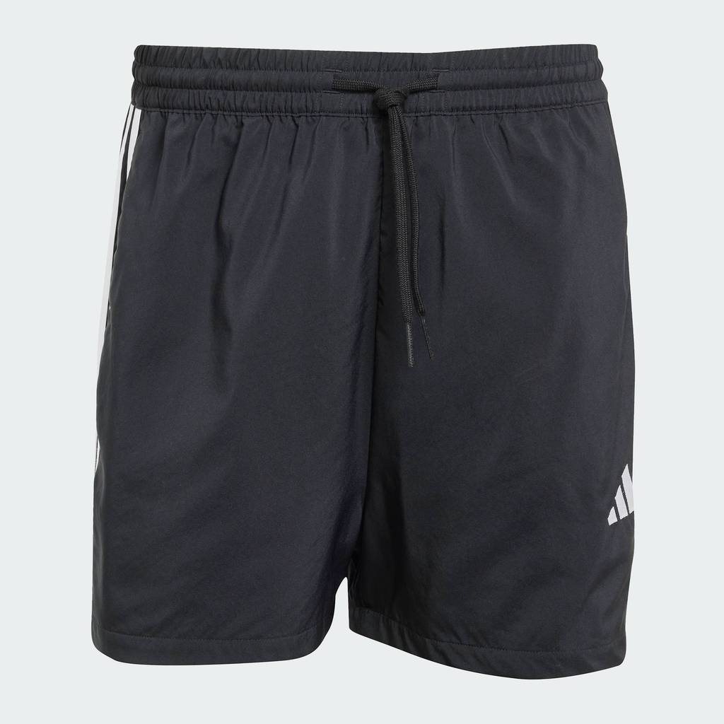 adidas ไลฟ์สไตล์ กางเกงขาสั้น 5 นิ้ว Essentials 3-Stripes Chelsea ผู้ชาย สีดำ IM7850