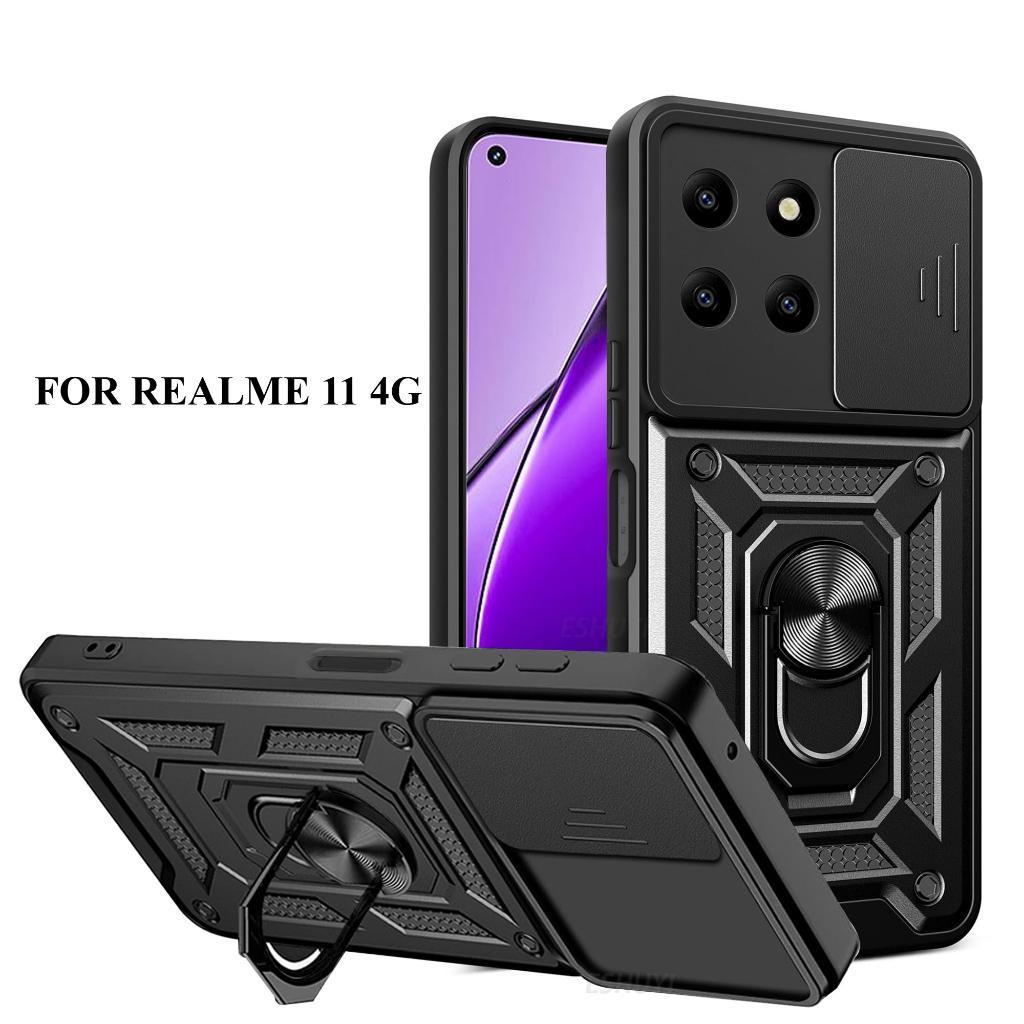 REALME 11 4G / REAL 12 5G / REAL 13 5G IRING CASE MILITARY SLIDE CAMERA