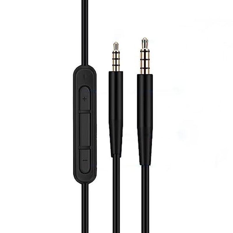 สายสัญญาณเสียงหูฟังสายไฟ Aux พร้อมไมโครโฟนเข้ากันได้กับหูฟัง Synchros S500 S700 S300 S400BT 500BT/Li